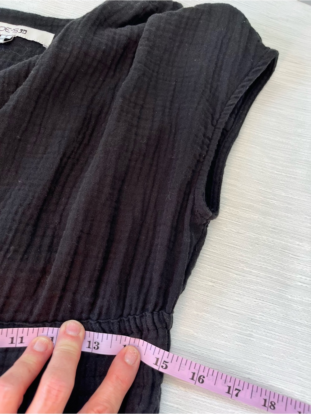 Joe's Jeans Black V-Neck Midi Dress - Picture 9 of 10